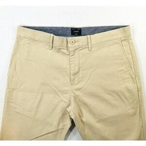 J. Crew, Men's 484 Slim Fit Chino Pants Beige Khaki Dress Trousers, Sz 32x30